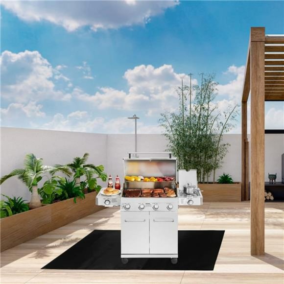 Large Under Grill Mat, Durable 40"x 65" Fireproof Grill Mats for Outdoor G - Picture 6 of 6